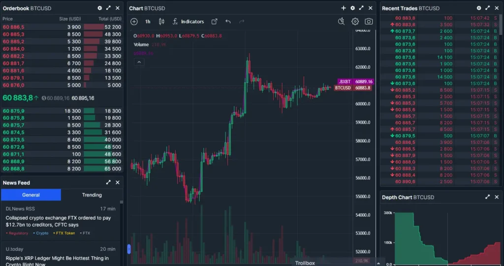 crypto pair trading view